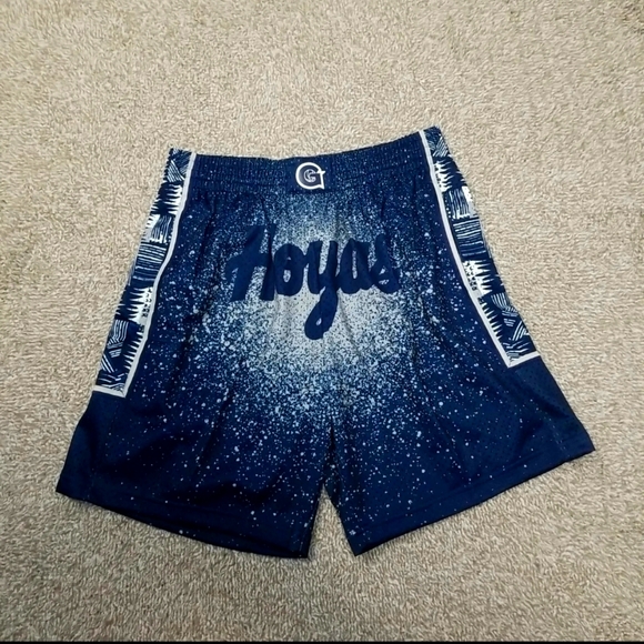 Mitchell & Ness Size Large Men Georgetown Hoyas 1996 Swingman Gradient Shorts - Picture 1 of 6